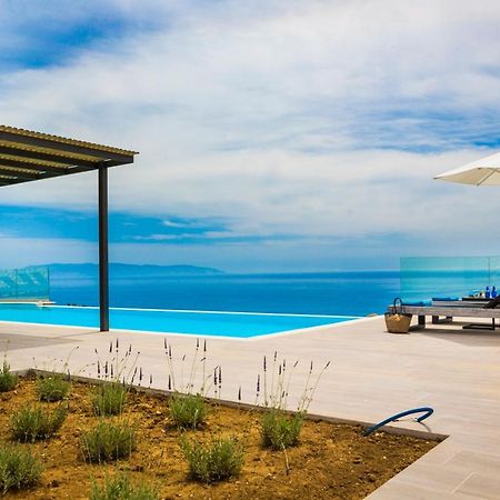New Villa Blue With Private Pool At Trapezaki Livathos  Exterior foto